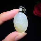 和田玉籽料佛公挂件（8.3g）