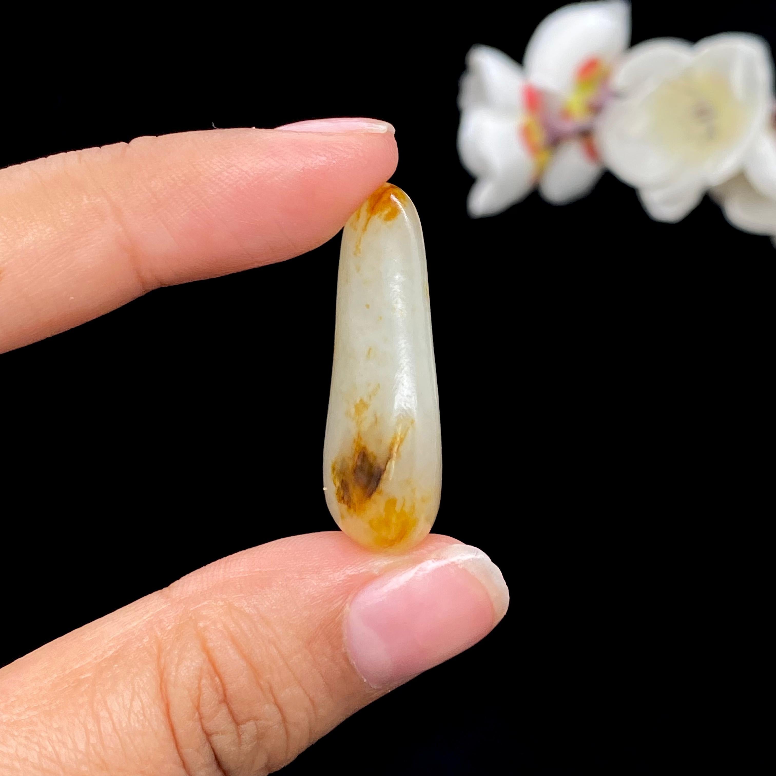 和田玉洒金皮籽料吊坠籽（10.7g）