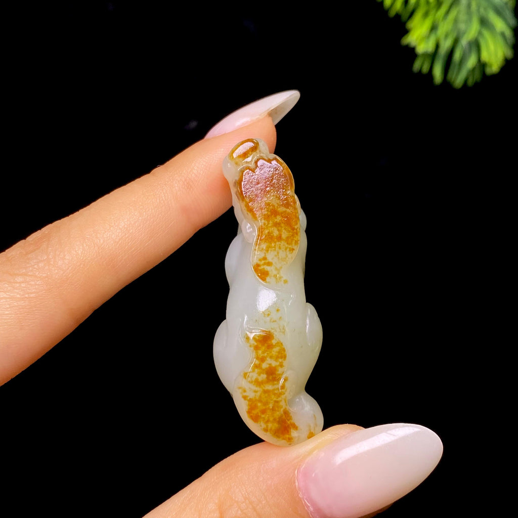 和田玉籽料貔貅挂件（19.6g）