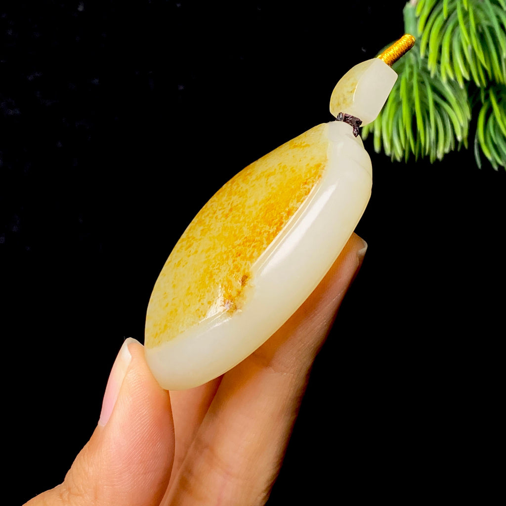 和田玉籽料无事牌（49.2g）