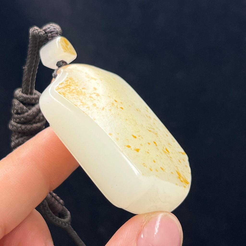 和田籽料无事牌（53.0g）