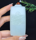 和田玉羊脂白玉大日如来（91.3g）