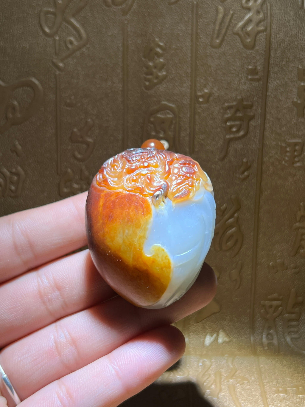 和田玉籽料钟馗（70.0g）
