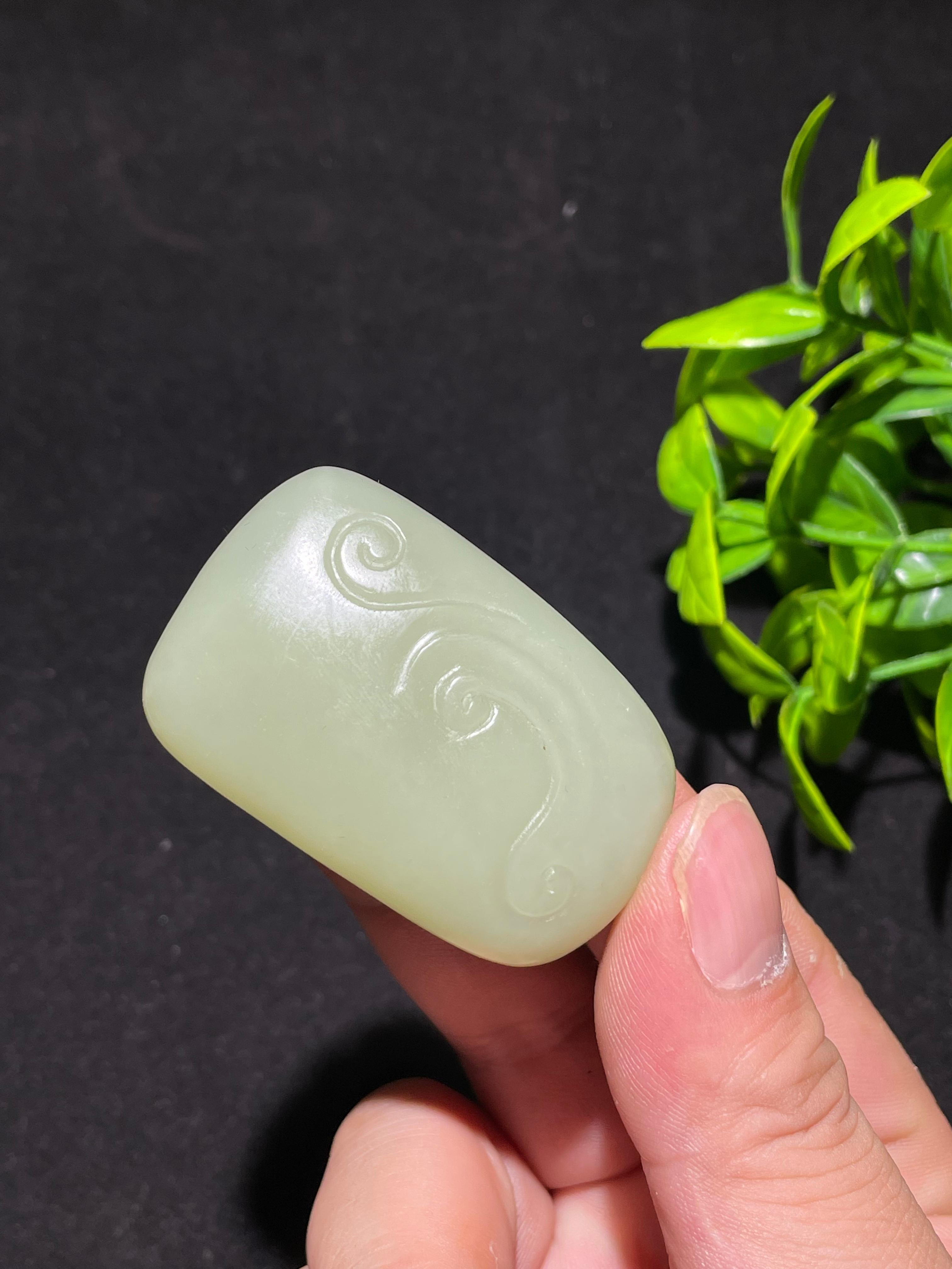 和田玉糖黄口大肚佛（60.6g）