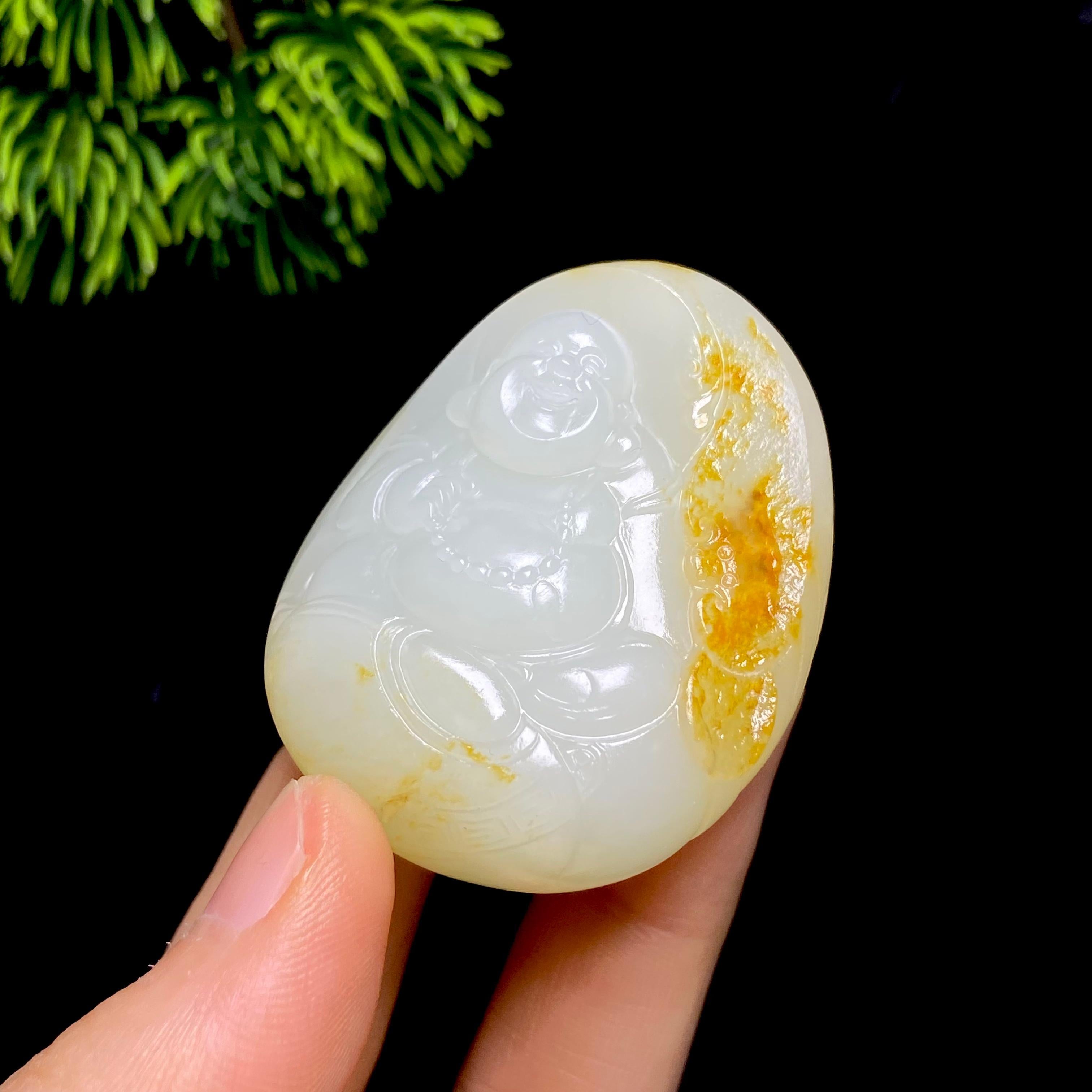 和田玉籽料弥勒佛（62.6g）