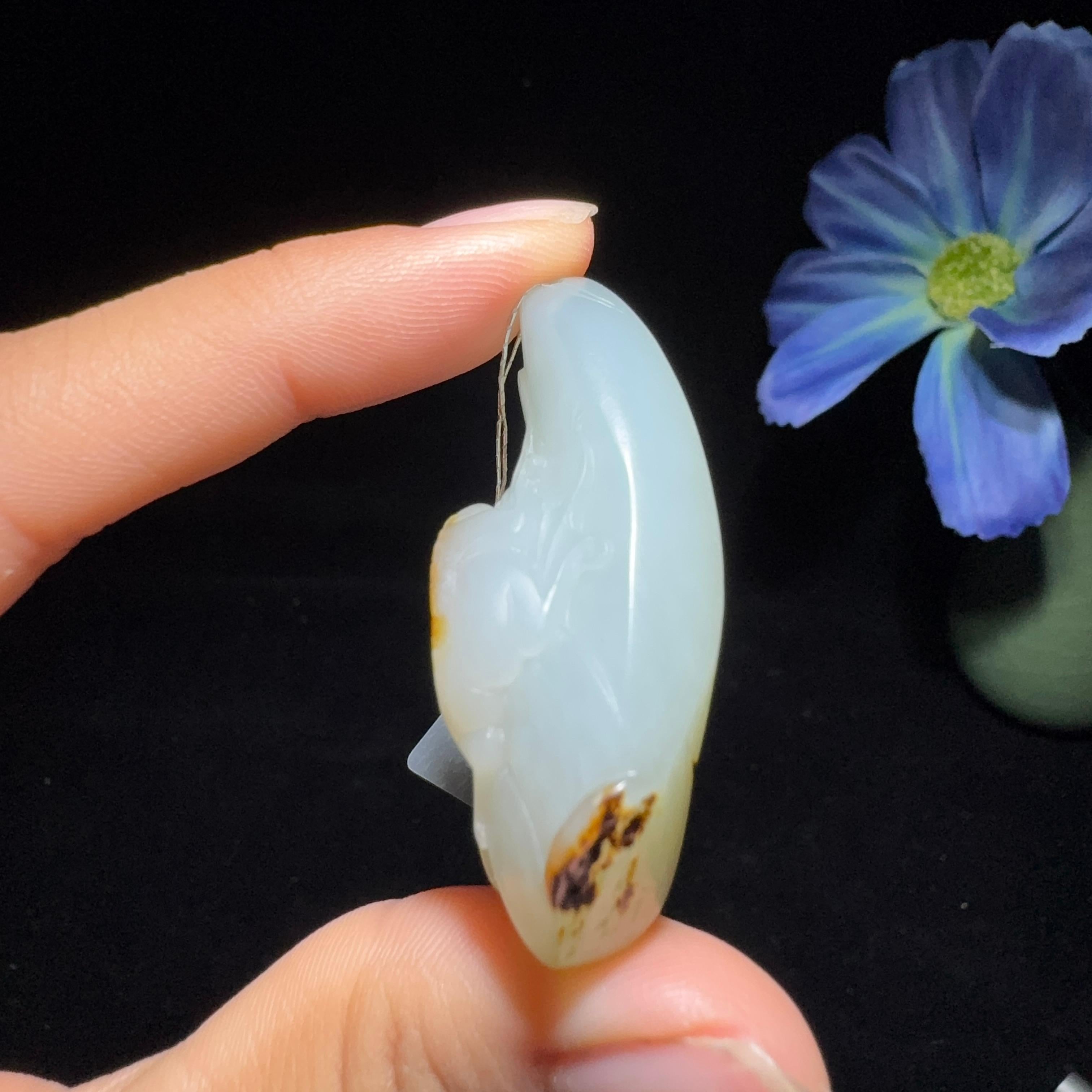 和田玉籽料花开富贵（33.8g）