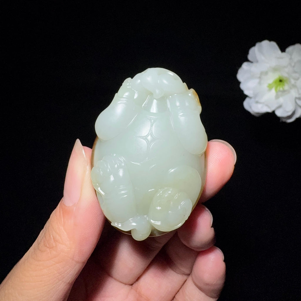 和田玉籽料龙龟（50.7g）