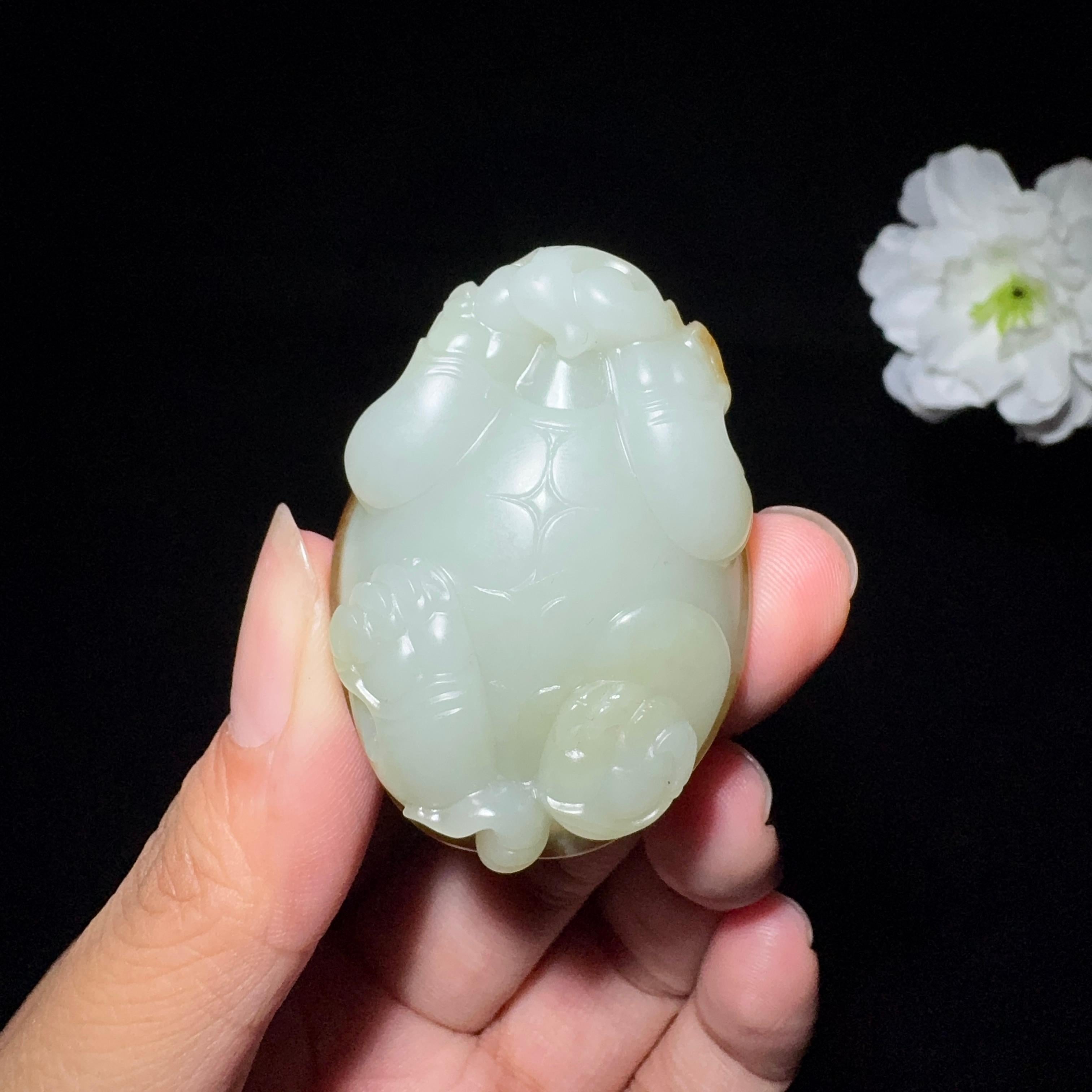和田玉籽料龙龟（50.7g）