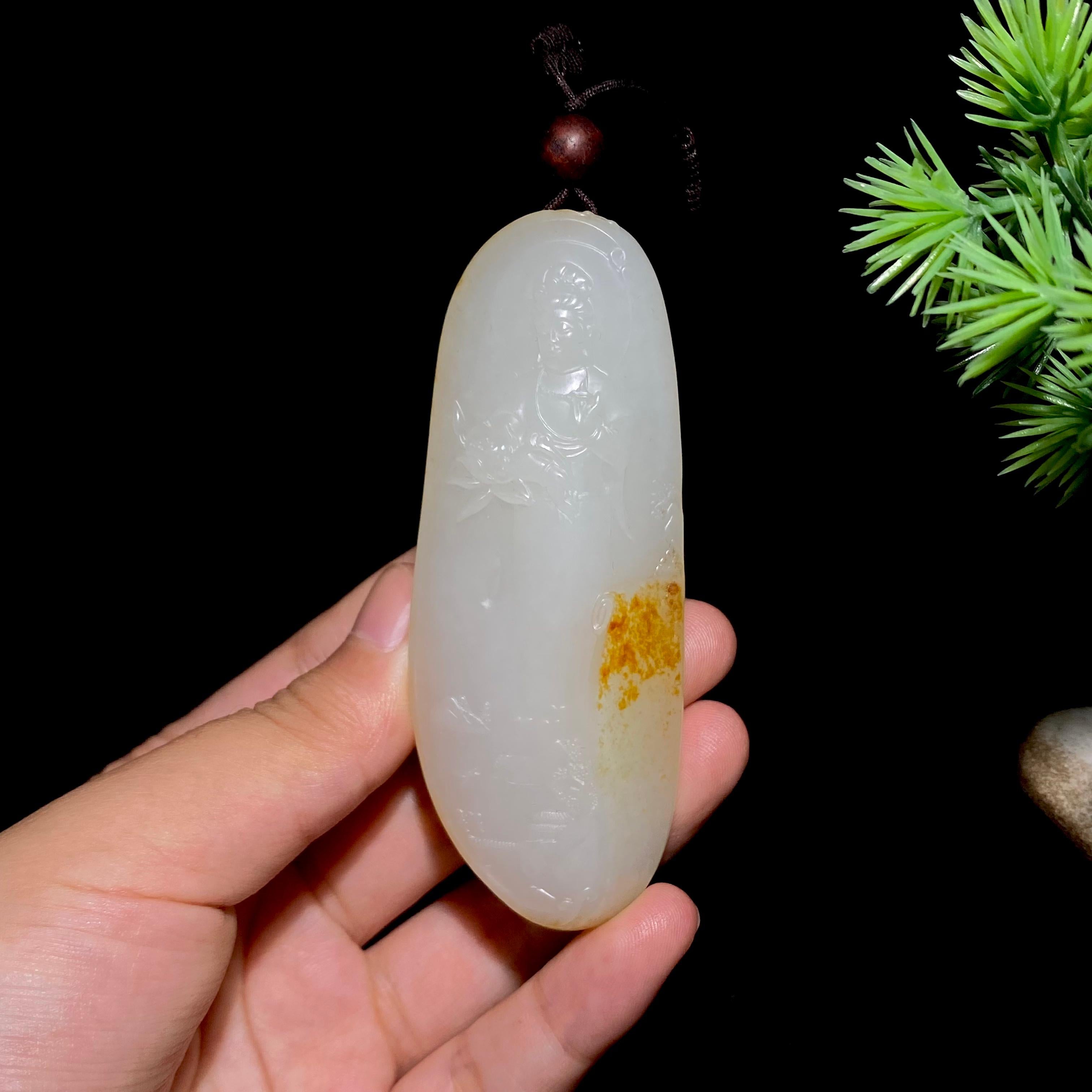 和田玉籽料观音（67.2g）