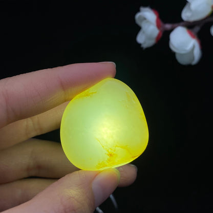 和田玉黄皮籽料原石（17g）