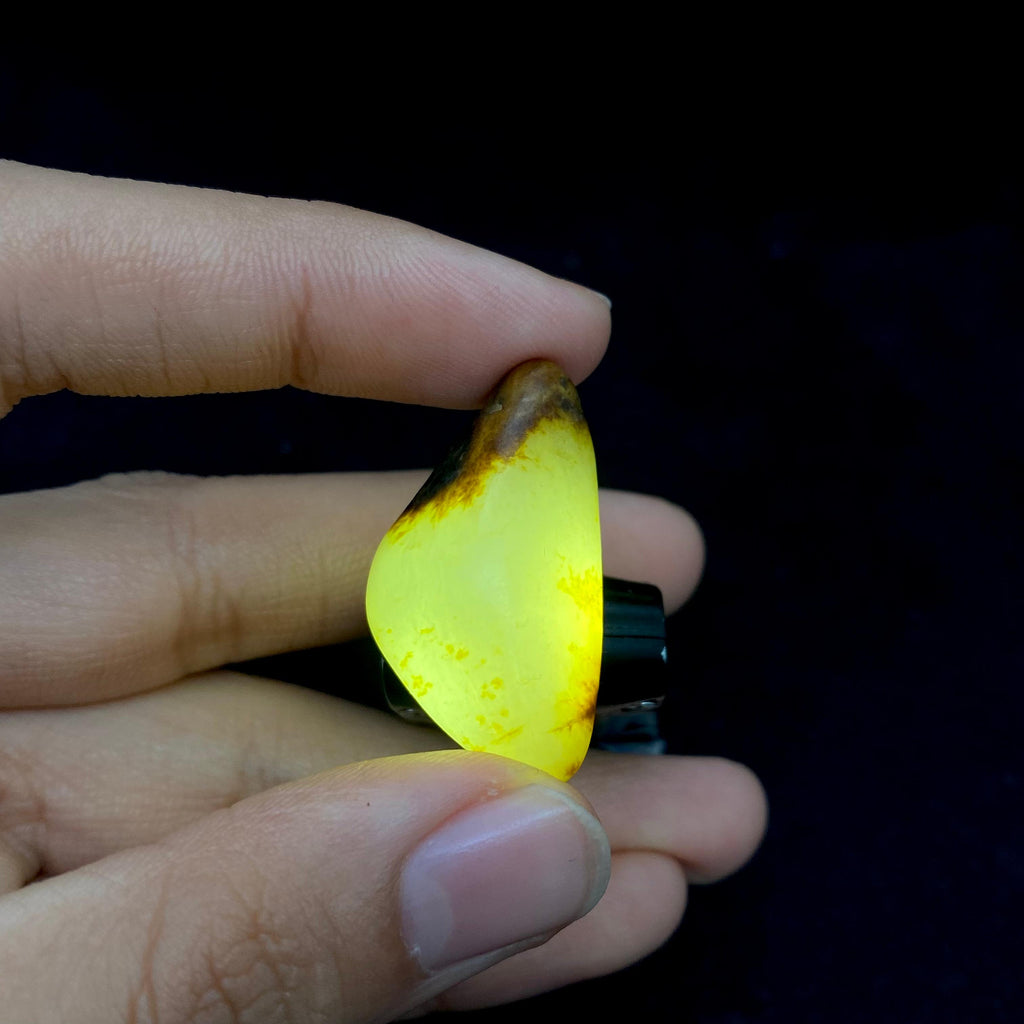【超值推荐】和田玉聚黄皮籽料吊坠籽（11.4g）