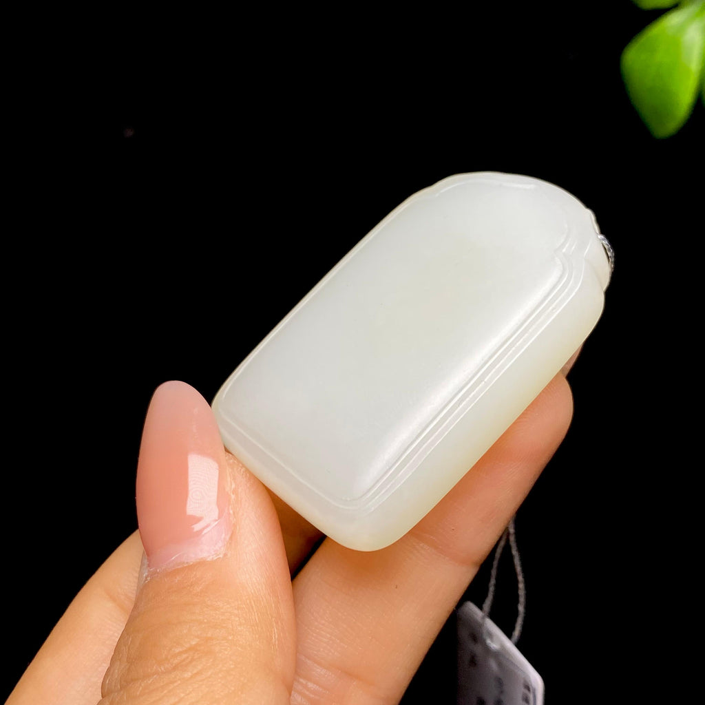 和田玉籽料无事牌（33.3g）
