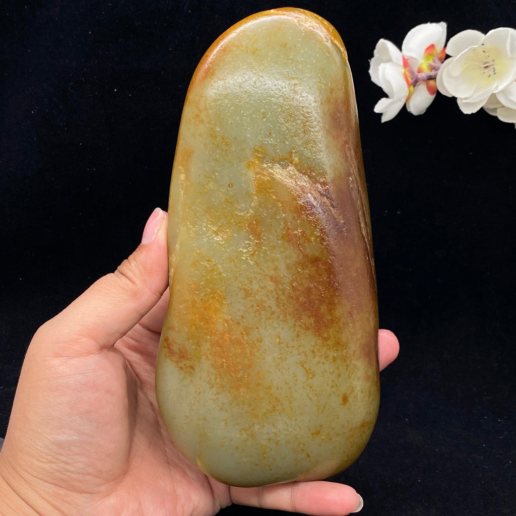 和田玉聚红皮籽料（1007g）