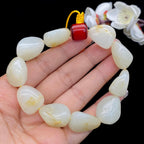 和田玉洒金皮【精品手串】（78.3g）