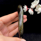 和田玉聚黑皮沙枣青籽料（94.4g）