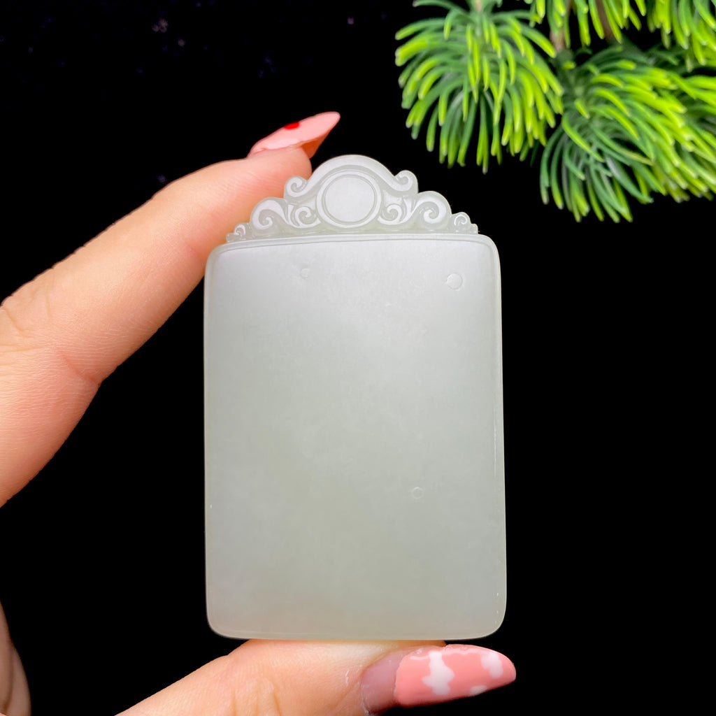 和田玉籽料无事牌（86.0g）