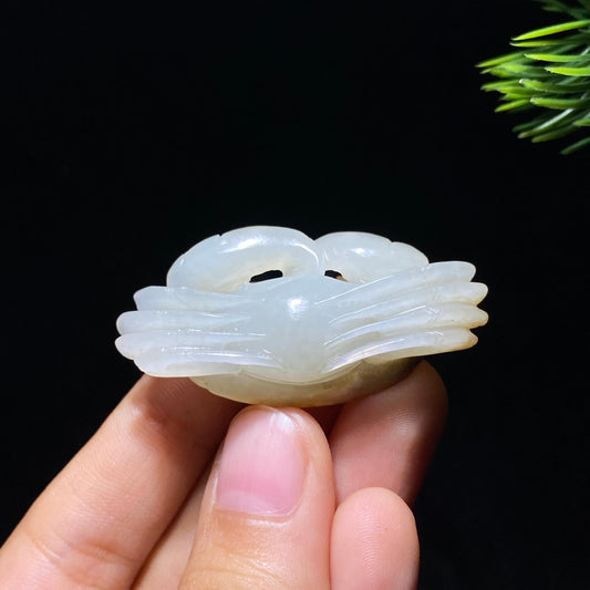 和田玉籽料八方来财（14.0g）