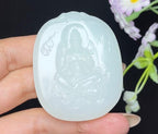 和田玉羊脂白玉文殊菩萨（60.0g）