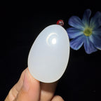 和田玉白玉平安无事牌（23.7g）