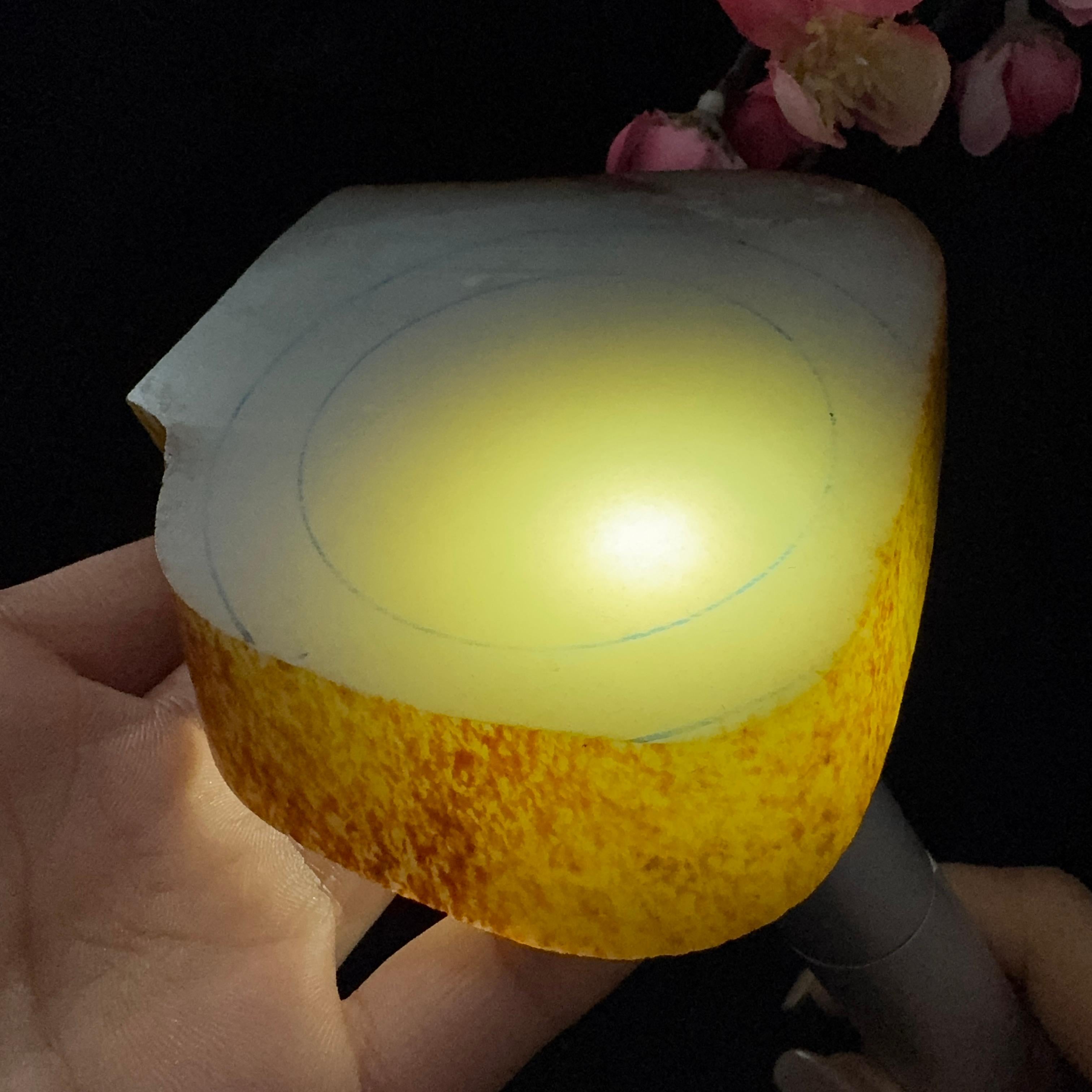 和田玉籽料原石板料（299.8g）