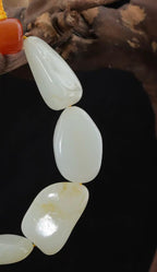 和田玉白玉籽料【精品手串】（89.3g）