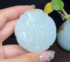 新疆和田玉且末糖守护皮带扣（95.1g）