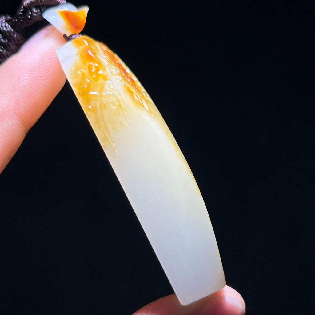 和田玉籽料无事牌（70.2g）