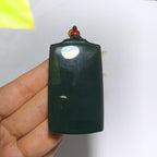 和田山料黑青无事牌挂件（66.0g）