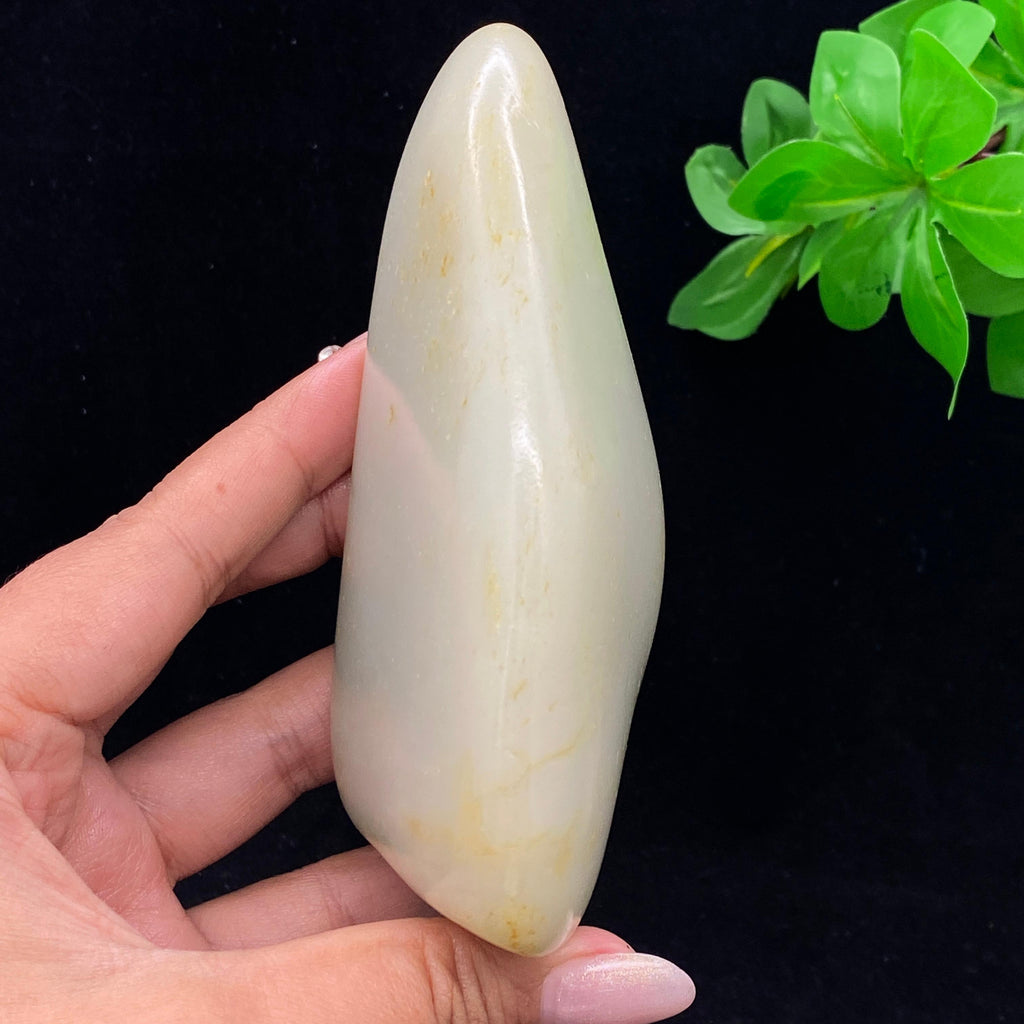 和田玉白玉带洒金皮籽料（409.4g）