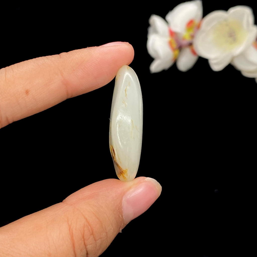 和田玉洒金皮籽料吊坠籽（13.2g）