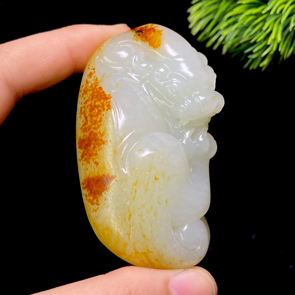 和田玉籽料貔貅把件（148.3g）