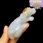 和田玉籽料旺财手把件（69.0g）