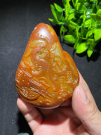 和田玉籽料独籽龙凤呈祥（239.0g）