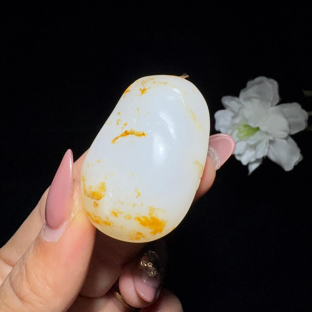 和田玉籽料挂件佛公（31.3g）