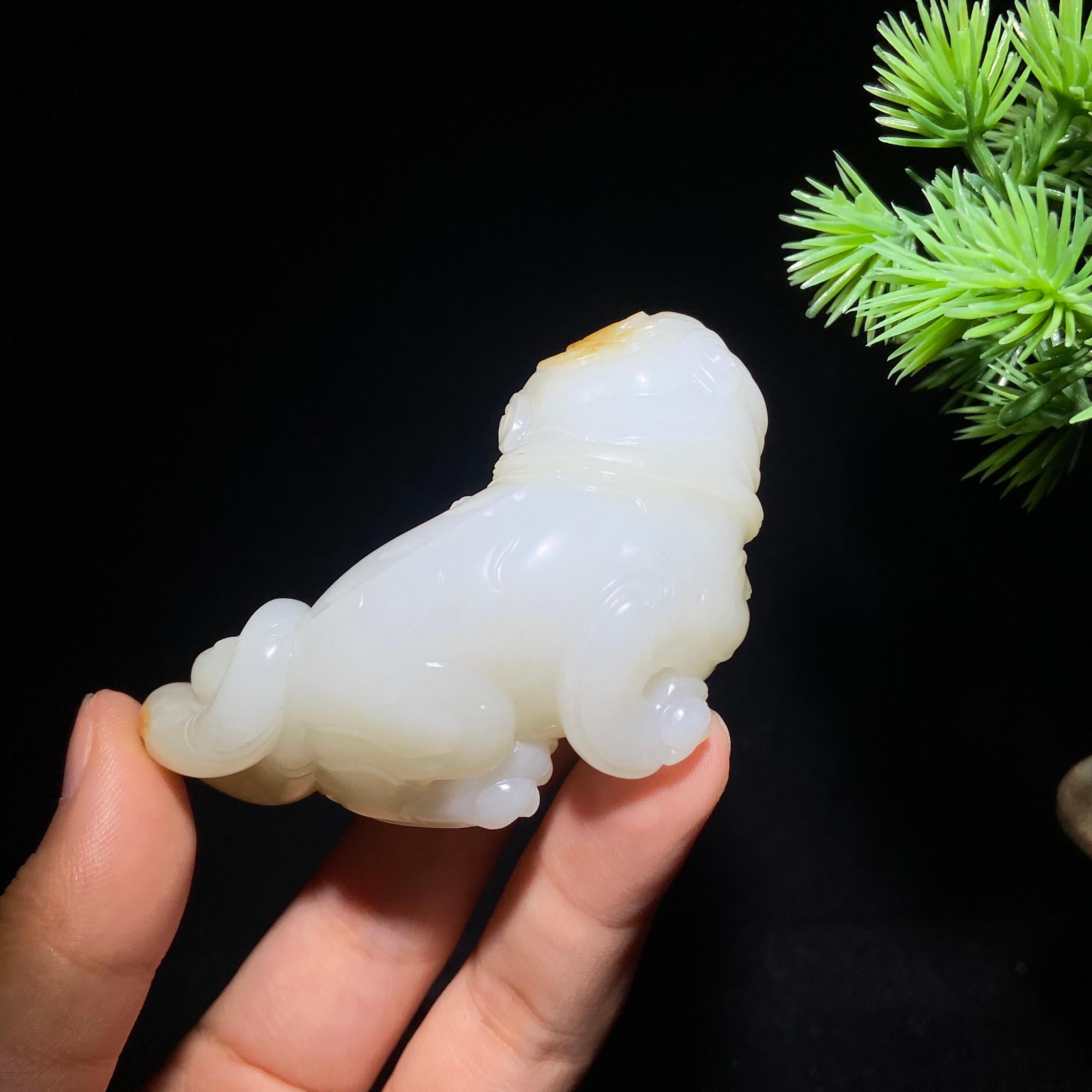 和田玉籽料老虎（85.5g）