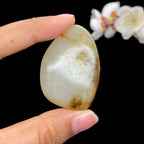 【超值推荐】和田玉洒金皮青花底籽料挂件（34.54g）
