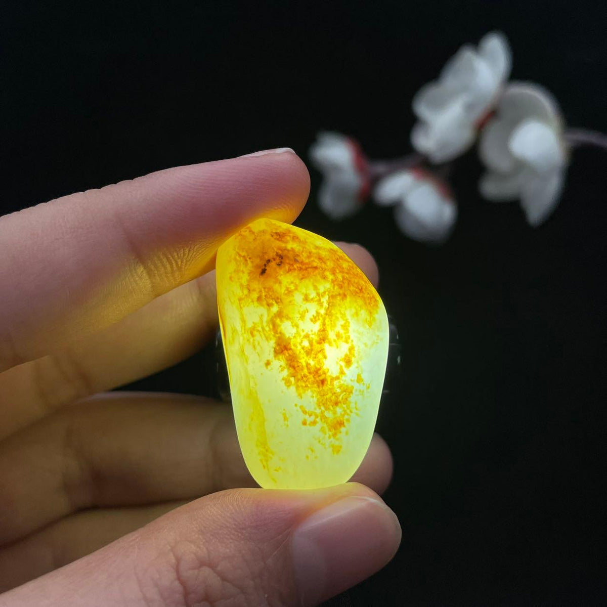 和田玉黄皮籽料（11.3g）