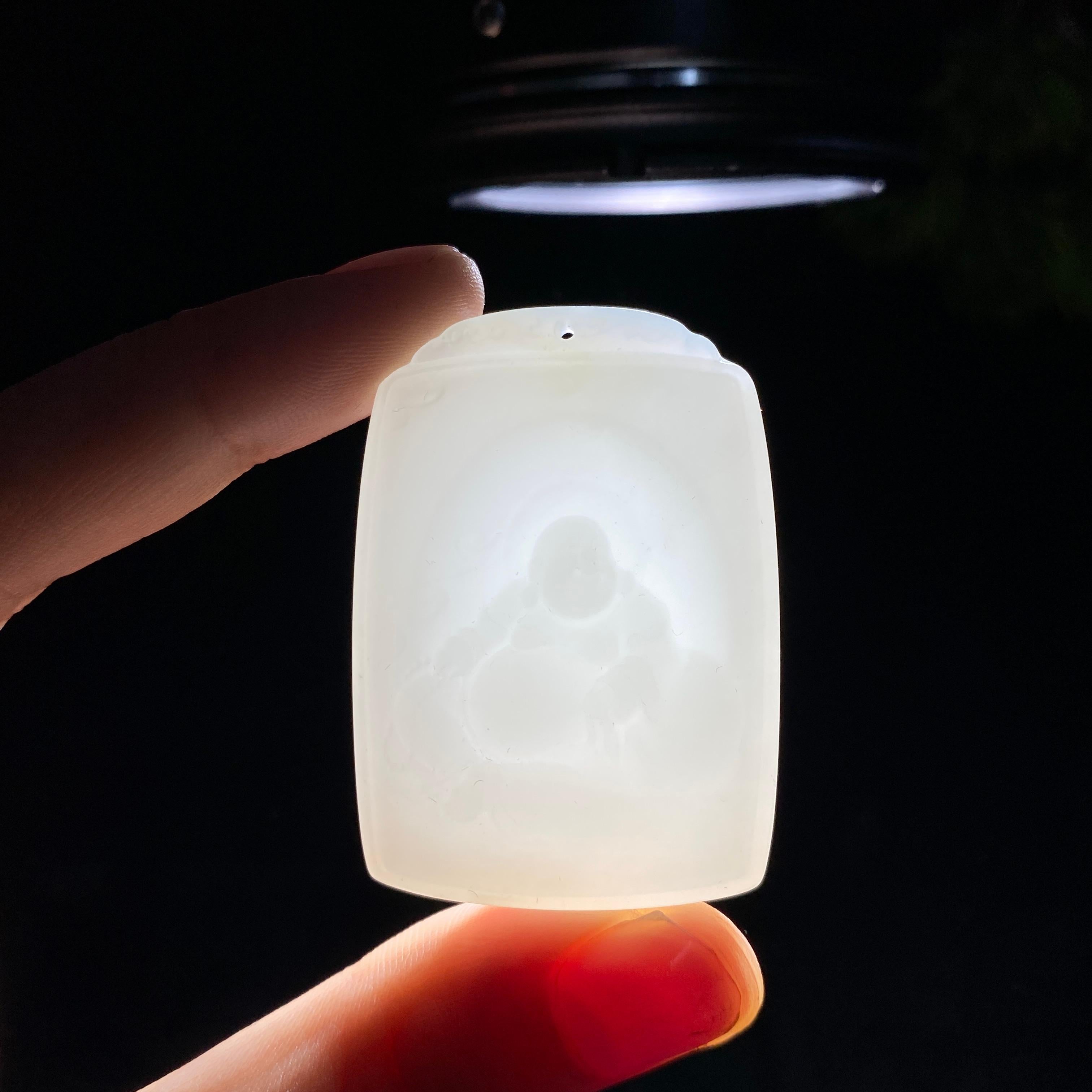 和田玉糖白佛公（26.4g）