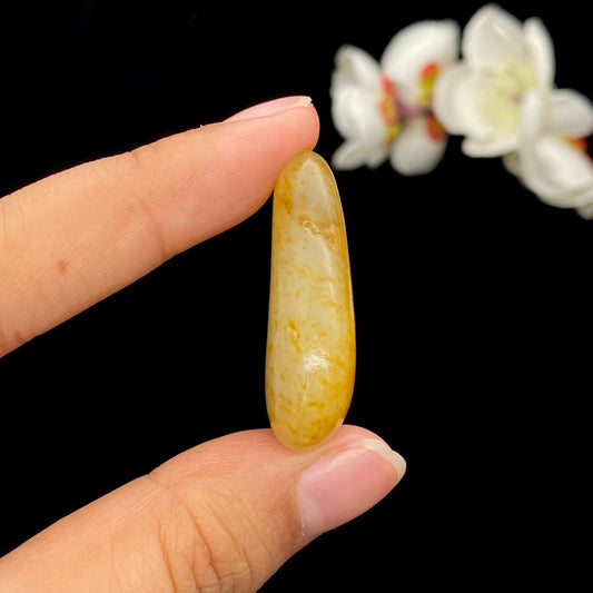 和田玉洒金皮籽料挂件（17.7g）