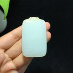 和田山料糖白玉无事牌挂件（40.0g）