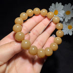 精品和田玉全糖圆珠手串（43.6g）