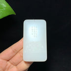 高品质和田山料羊脂白玉观音挂件（72.0g）