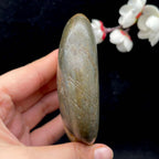 和田玉聚黄皮籽料手把件（200g）