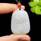 和田玉新疆且末米达料白玉一路连科（23.1g）