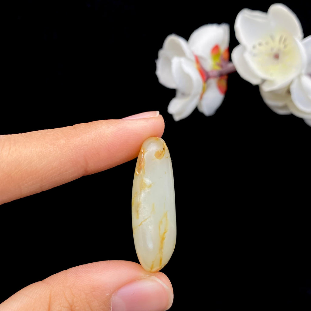 和田玉黄皮籽料吊坠籽（16.1g）