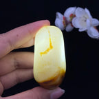 和田玉聚红皮籽料大挂件（75.5g）