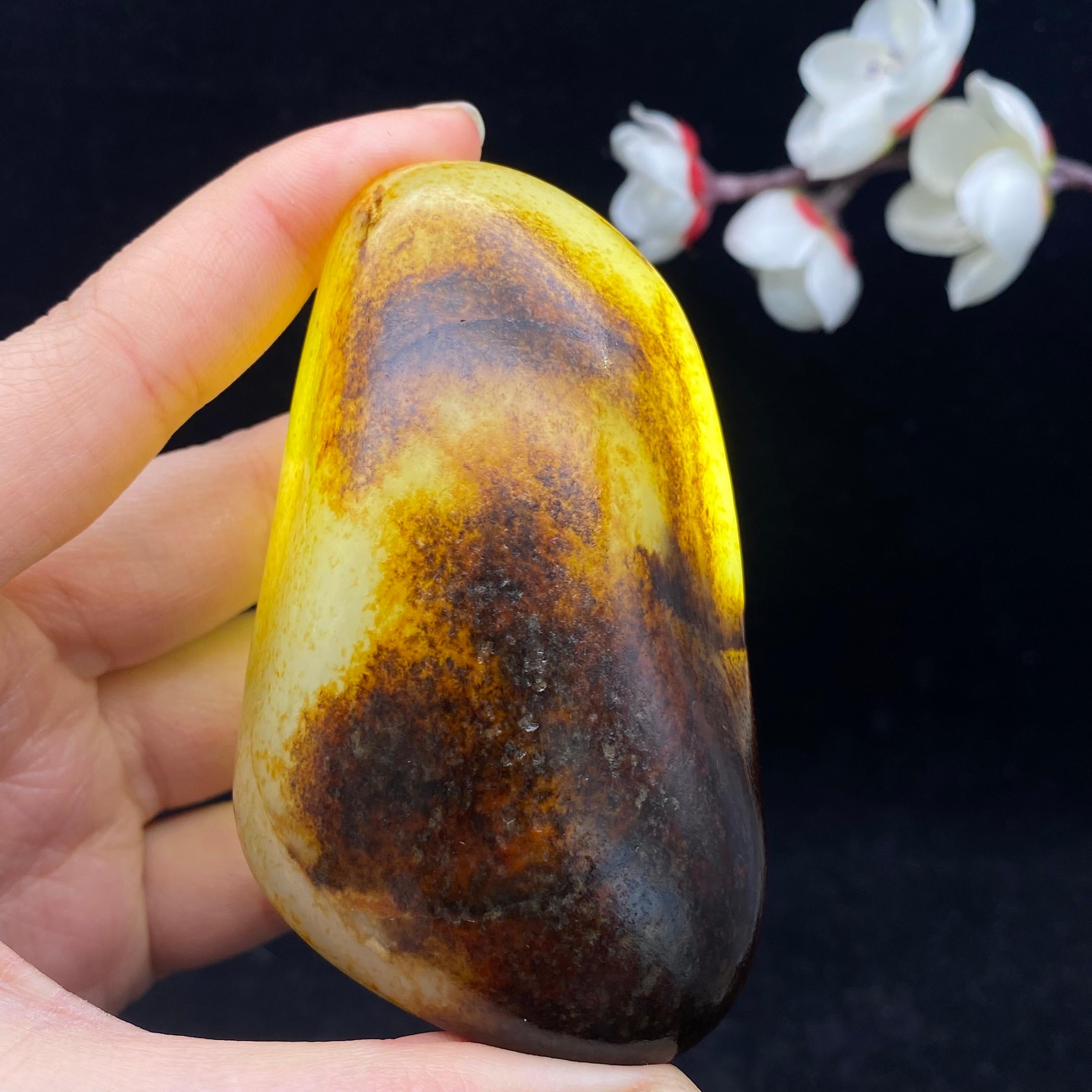 和田玉聚红皮籽料（175.9g）