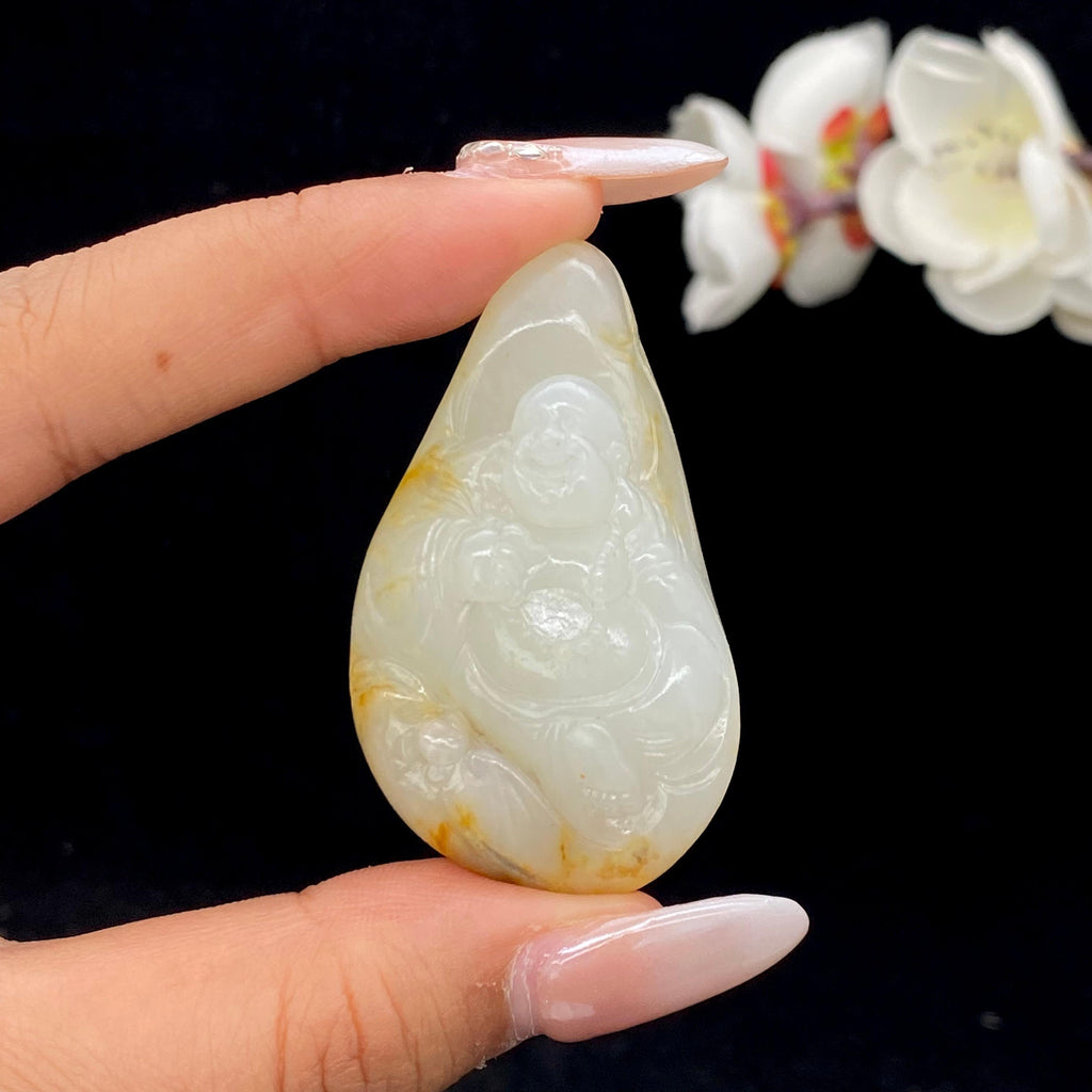 和田玉洒金皮籽料【佛公】（31.2g）