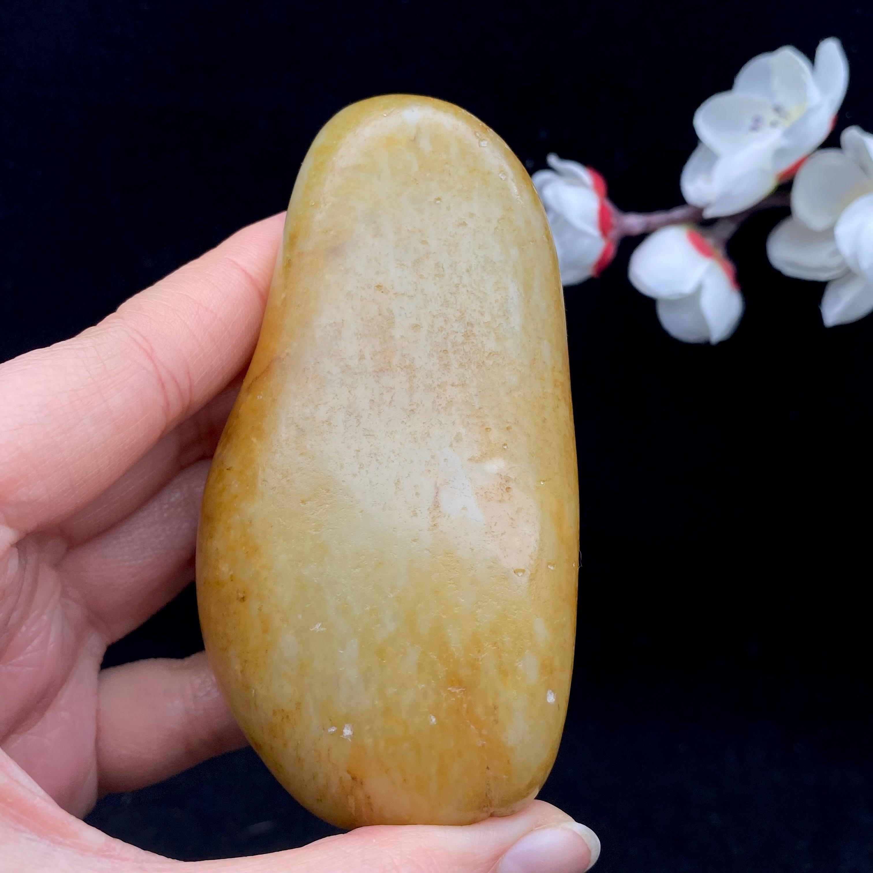 和田玉聚黄皮籽料（201.5g）