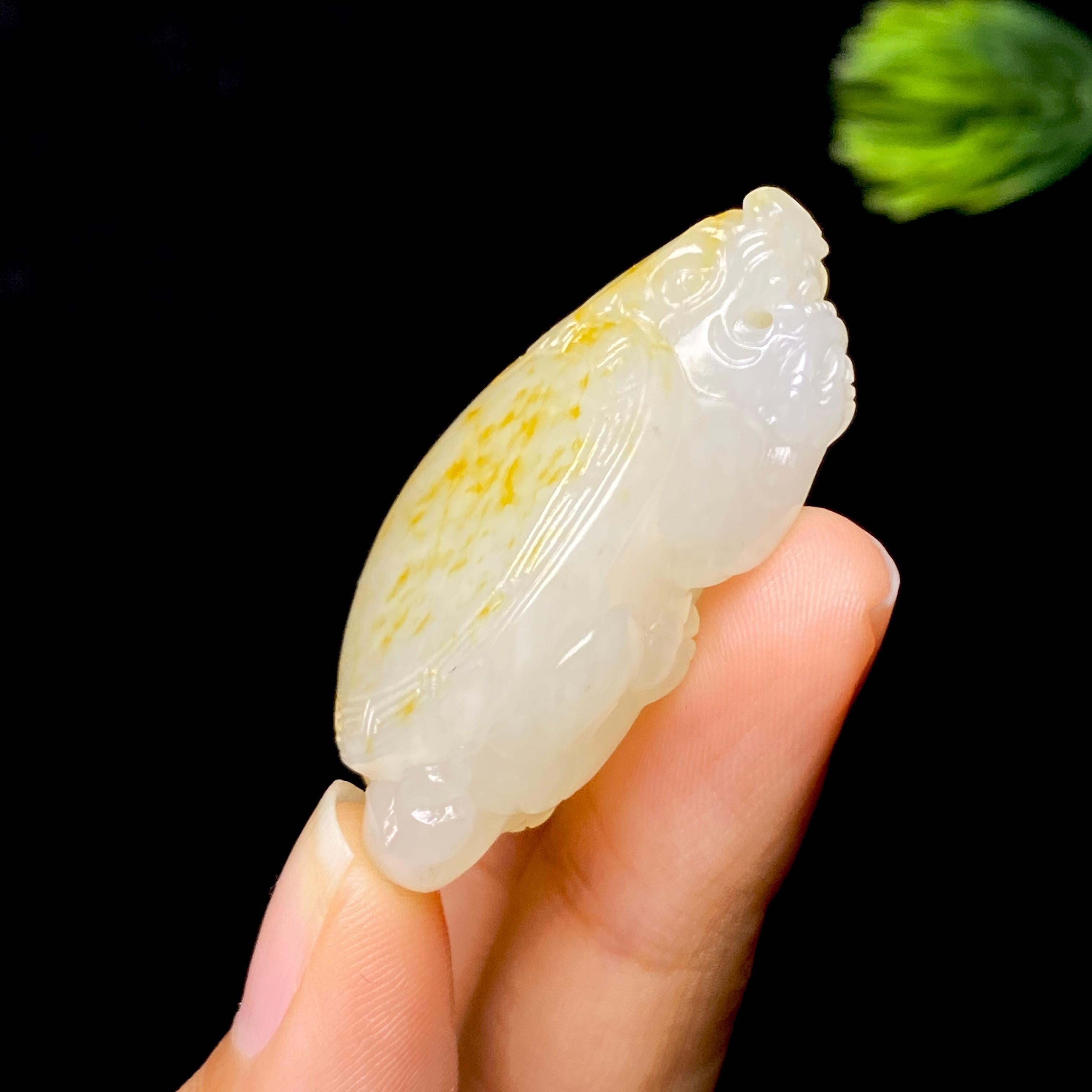 和田玉籽料龙龟（28.6g）